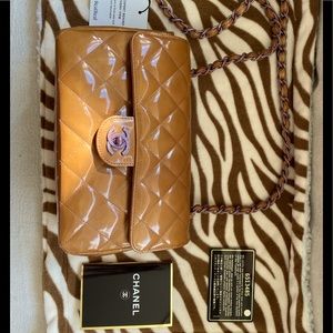 Chanel patent leather bag